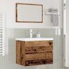 vidaXL Bathroom Furniture Set 3 pcs Old Wood Engineered Wood