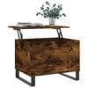 vidaXL Coffee Table Smoked Oak 60x44.5x45 cm Engineered Wood