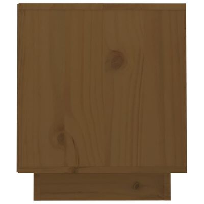 vidaXL TV Cabinet Honey Brown 70x34x40 cm Solid Wood Pine