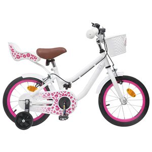 vidaXL Kids Bike with Training Wheels 12 Inches for 2-4 Years Old