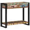 vidaXL Console Table Multicolour 90 x 33 x 75 cm Solid Reclaim Wood
