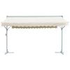 vidaXL Free Standing Awning 4x3 m Cream