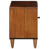 vidaXL TV Cabinet with Door Walnut 80 x 31.5 x 46 cm Solid Mango Wood