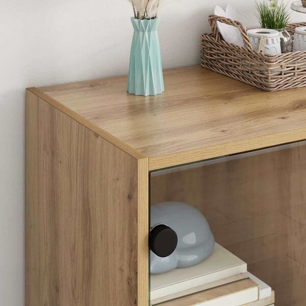 vidaXL Side Cabinet Artisan Oak 68 x 37 x 75.5 cm Engineered Wood