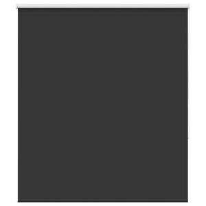 vidaXL Roller Blind Blackout Black 140x130 cm Fabric Width 136.6 cm Polyester
