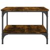 vidaXL Coffee Table Smoked Oak 55x55x40 cm Engineered Wood