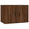 vidaXL 2 Piece TV Cabinet Set Brown Oak Engineered Wood