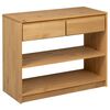 vidaXL Console Table "SAUDA" Oak 89,5x36,5x73 cm Solid Wood Pine