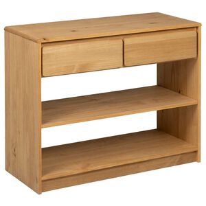 vidaXL Console Table "SAUDA" Oak 89,5x36,5x73 cm Solid Wood Pine