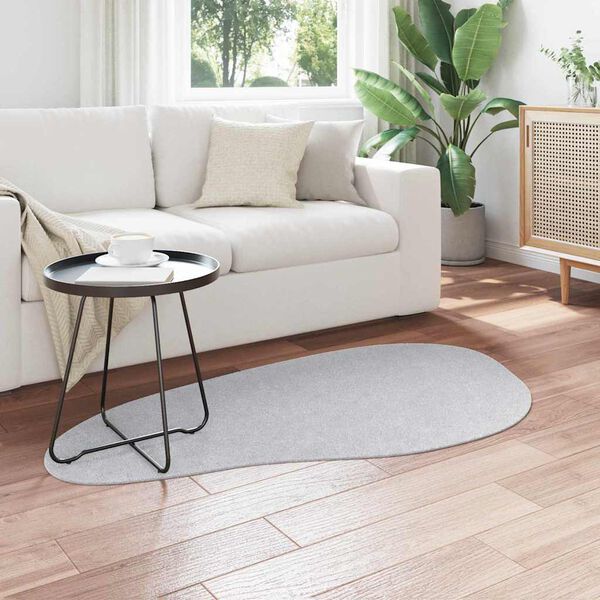 vidaXL Carpet Folding HUARTE Grey 80 x 150 cm Polyester