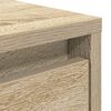 vidaXL Coffee Table with Drawers Sonoma Oak 70.5x70x40 cm