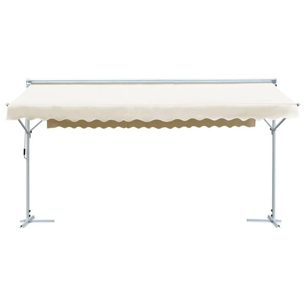 vidaXL Free Standing Awning 600x300 cm Cream
