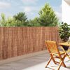 vidaXL Bark Fence Brown 400 x 125cm Bark