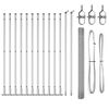 vidaXL Welded Wire Fence with Concrete Base 25 x 1.4 m Silver Mesh