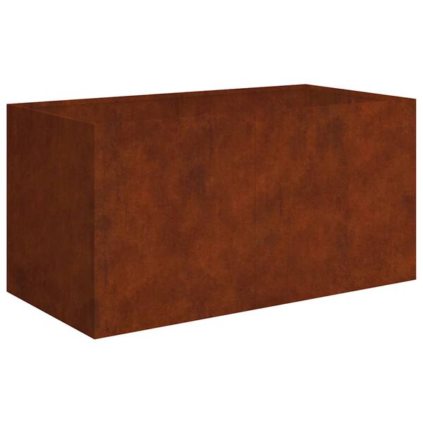 vidaXL Planter 80x40x40 cm Corten Steel
