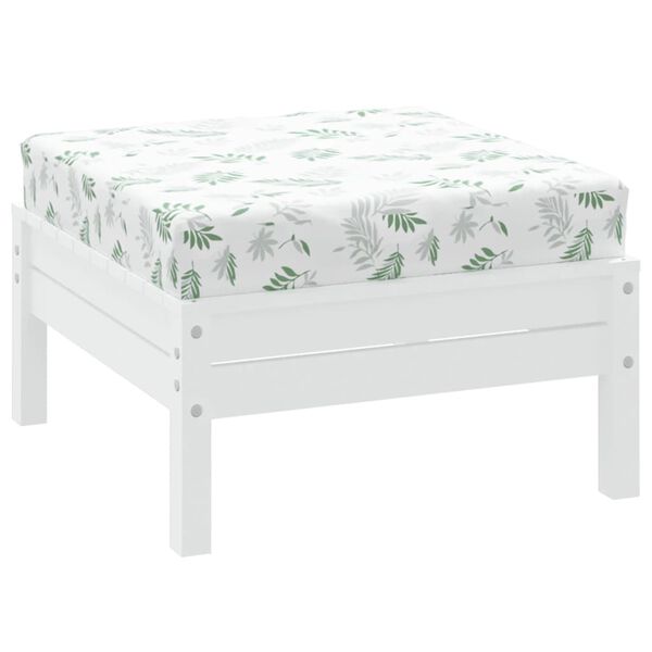 vidaXL Pallet Cushion Leaf Pattern 60x60x8 cm Oxford Fabric