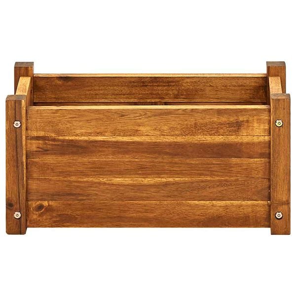 vidaXL Garden Raised Bed Acacia Wood 50x25x25 cm