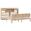 vidaXL Bookcase Bed without Mattress 180x200 cm Super King Solid Wood Pine