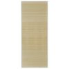 vidaXL Carpet | Natural bamboo colour