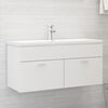 vidaXL Sink Cabinet White 100x38.5x46 cm Engineered Wood
