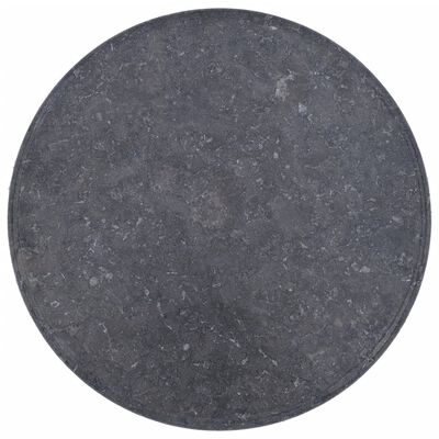 vidaXL Table Top Grey Ø60x2.5 cm Marble