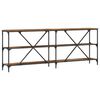 vidaXL Console Table Old Wood 200 x 30 x 75 cm Engineered Wood