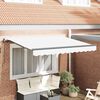 vidaXL Retractable Awning White 350 x 200 cm Fabric