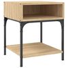 vidaXL Bedside Table Sonoma Oak 40x41x50 cm Engineered Wood