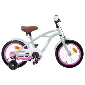 vidaXL Kids Bike 12 Inches for 2-4 Years Old Light Green