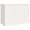 vidaXL Laundry Box White 88.5x44x66 cm Solid Wood Pine