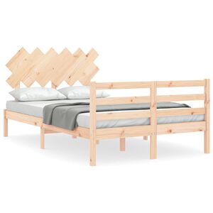vidaXL Bed Frame without Mattress 120x200 cm Solid Wood