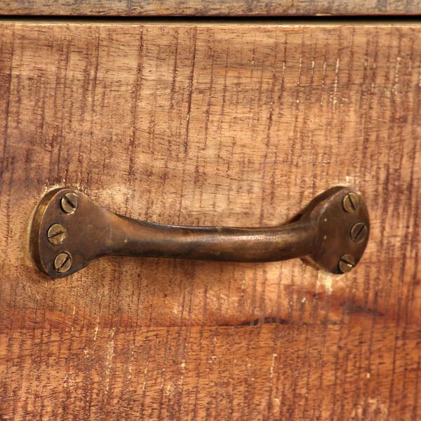 vidaXL TV Cabinet Solid Wood Vintage 118x30x40 cm