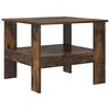 vidaXL Coffee Table Smoked Oak 57 x 55 x 45 cm Engineered Wood