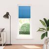 vidaXL Pleated Blind Blue 70x200 cm Fabric Width 69.4 cm Polyester