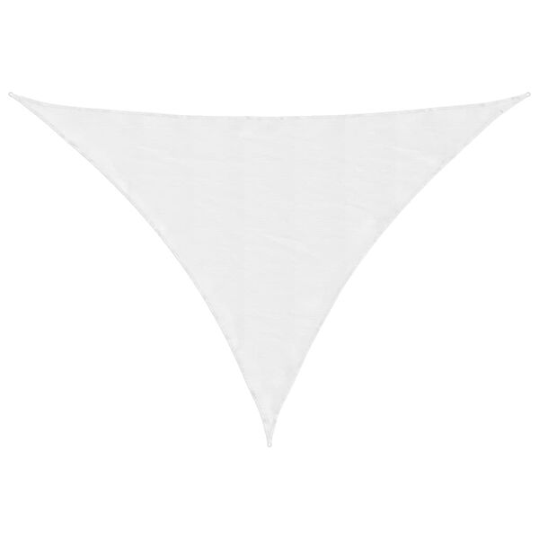 vidaXL Sunshade Sail Oxford Fabric Triangular 4x5x5 m White