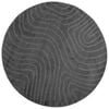 vidaXL Area Rugs Round HUARTE Anthracite &Oslash; 160 CM Polyester