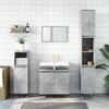vidaXL 3 Piece Bathroom Cabinet Set Concrete Grey Engineered Wood