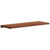 vidaXL Window Sill Brown Wood 100 x 35 x 4.5 cm PVC