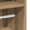 vidaXL Bathroom Cabinet with Roll Holder Artisan Oak 20.5x22x90 cm