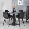 Venture Home Dining Chairs 2 pcs Polar Plastic Black