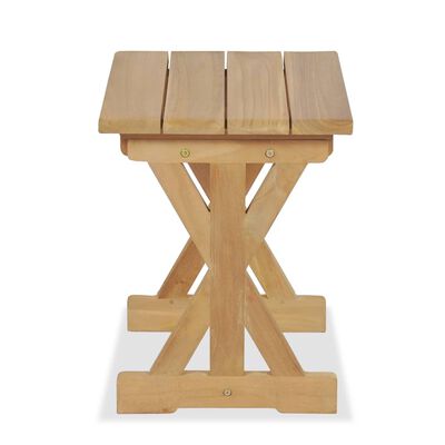 vidaXL Garden Footstools 2 pcs 42x35x45 cm Solid Teak Wood