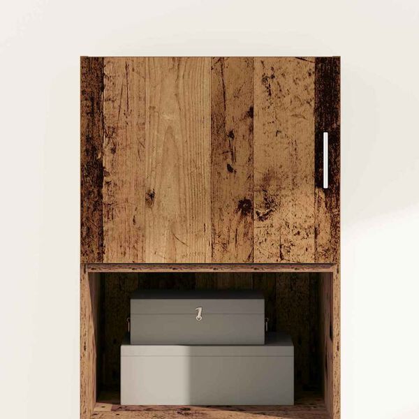 vidaXL Wall Cabinet Old wood 50 x 42.5 x 40 cm Engineered wood