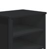 vidaXL Bedside Cabinet Black 2 pcs 40x30x40 cm Engineered Wood