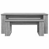 vidaXL Coffee Table Set 2 pcs Grey Sonoma Engineered Wood