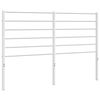 vidaXL Metal Replace Headboard White 160 cm