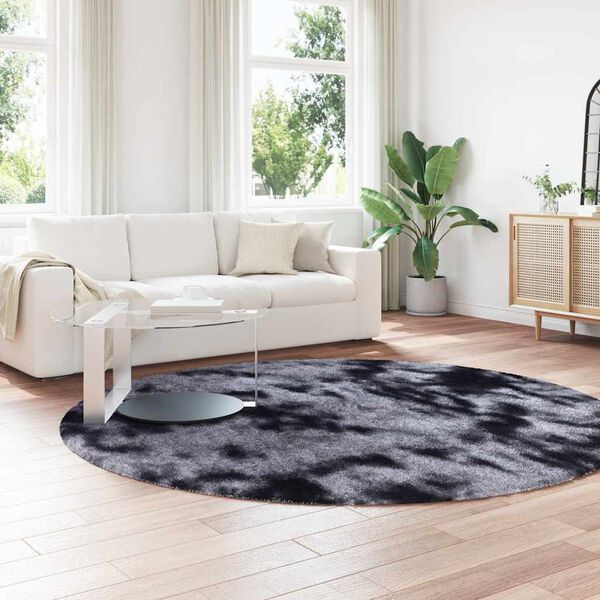 vidaXL Shaggy Rug High Pile NAVARRA Dark Grey 240x240 cm Polyester
