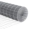 vidaXL Fence with Posts Silver 0.4 x 25 m Steel