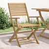 vidaXL Folding Garden Chairs 2 pcs 54.5x61.5x86.5 cm Solid Wood Acacia