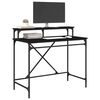 vidaXL Desk Black Oak 100 x 50 x 90 cm Engineered Wood