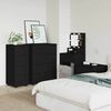 vidaXL Storage Cabinet Black 40 x 48 x 105 cm Engineered Wood